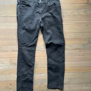 Levi 511 black jeans 32” x 30”